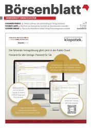 Cover vom Börsenblatt-Sonderheft Dienstleister