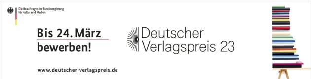 Billboard Bewerbung Deutscher Verlagspreis