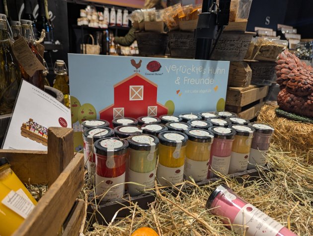 Gourmet Berner bietet Eierlikör an