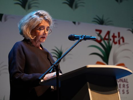 Sylvie Forbin (WIPO) am Rednerpult