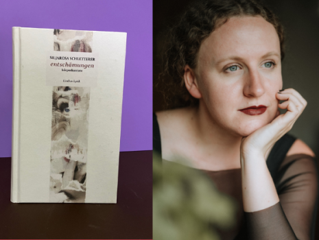 Collage: Siljarosa Schletterer und ihr Buch