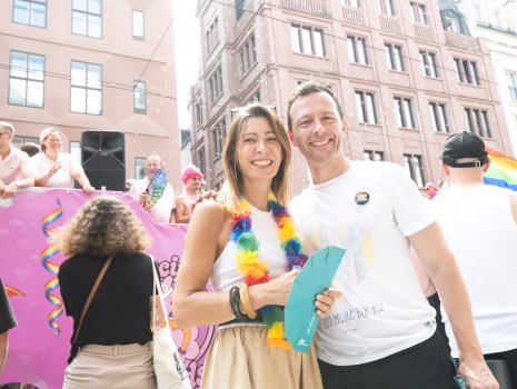Anne-Mette Noack und Sebastian Guggolz.