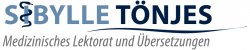 Logo von Dr. med. Sibylle Tönjes - Medizinisches Lektorat und Übersetzungen
