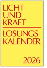 Cover: Licht und Kraft/Losungskalender 2026 Reiseausgabe