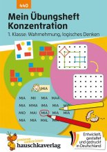 Cover: Mein Übungsheft Konzentration – Schulanfang: Wahrnehmung, logisches Denken