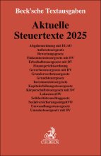 Cover: Aktuelle Steuertexte 2025