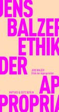 Cover: Ethik der Appropriation