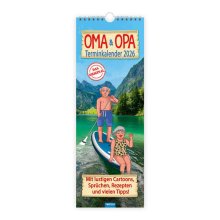 Cover: Trötsch Maxi-Streifenkalender Oma und Opa Terminkalender 2026