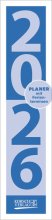 Cover: Streifenplaner Compact Blau 2026