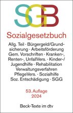 Cover: Sozialgesetzbuch mit Sozialgerichtsgesetz