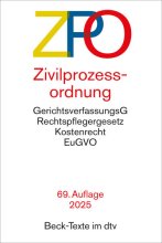 Cover: Zivilprozessordnung