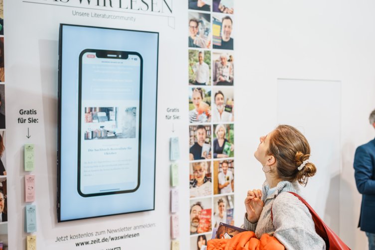 ZEIT-Stand auf der Frankfurter Buchmesse