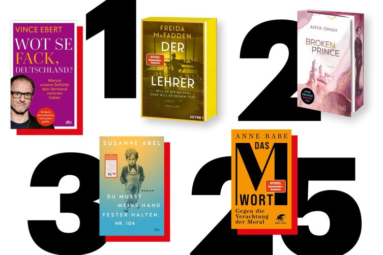 Neu in den Börsenblatt Bestsellerlisten (11.–17. August 2025)