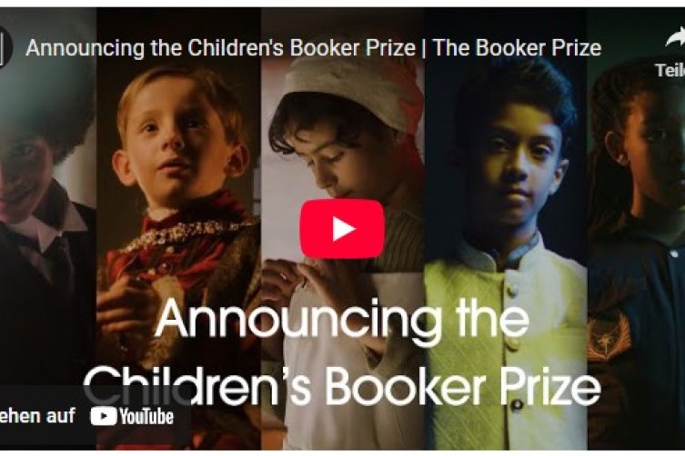 Startbild des Teaser-Videos zum Children's Booker Prize