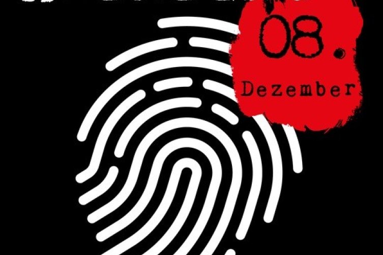 Logo des Krimitags mit Fingerabdruck